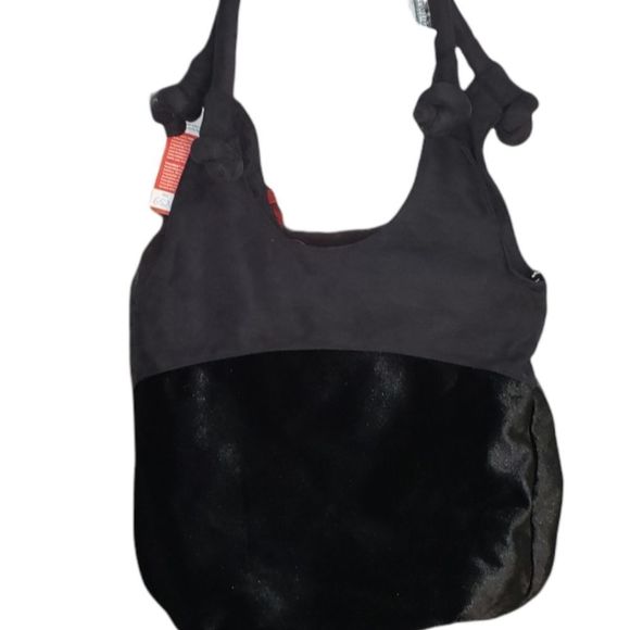 Black Velvet Concubine Shoulder Bag - Picture 6 of 12